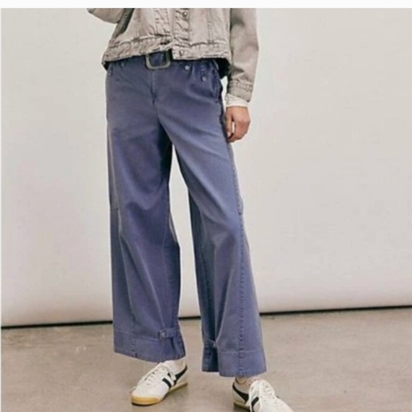 NWT We The Free Sloane Belted Pants Medium - Picture 2 of 14